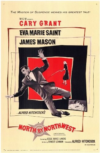 NORTH BY NORTHWEST (1959) poster