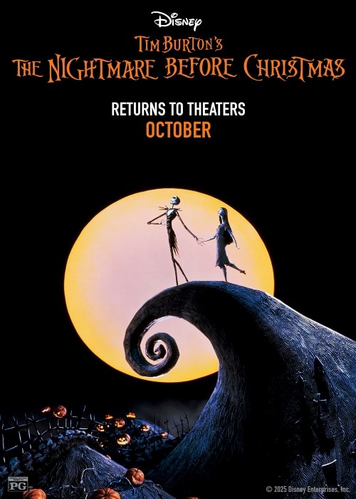 THE NIGHTMARE BEFORE CHRISTMAS 2025 RE-RELEASE poster