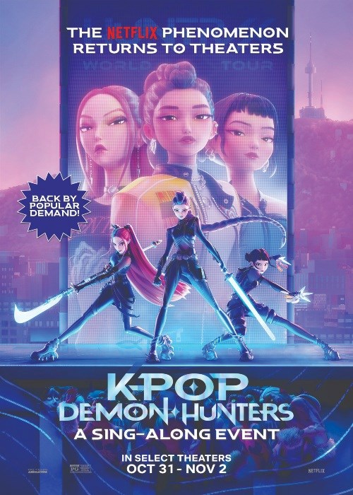KPOP DEMON HUNTERS A SING-ALONG EVENT poster