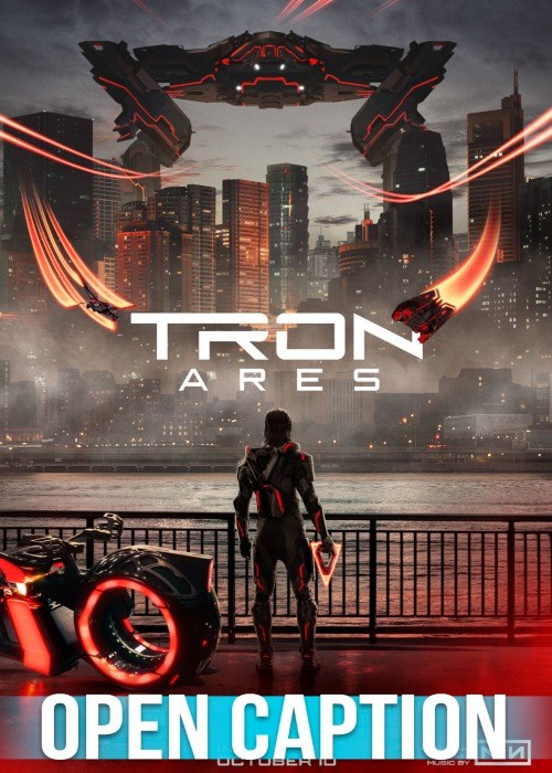 TRON: ARES (OPEN CAPTION) poster