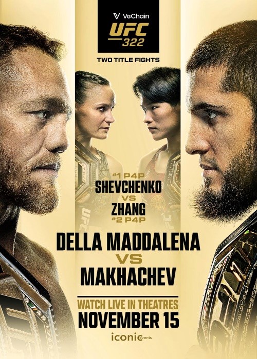 UFC 322: DELLA MADDALENA VS. MAKHACHEV poster