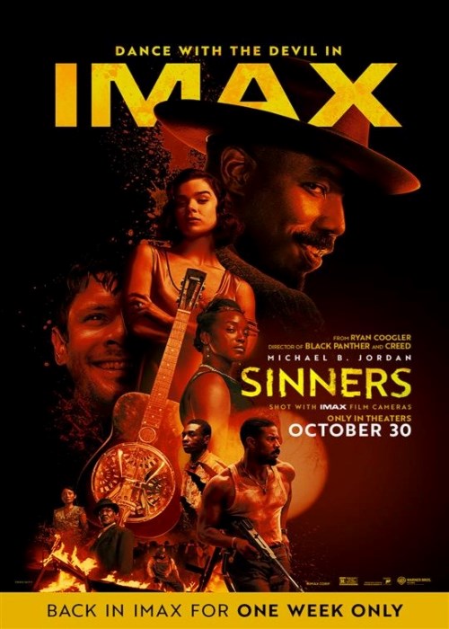 SINNERS IMAX REISSUE poster