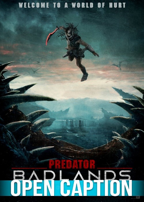 PREDATOR: BADLANDS (OPEN CAPTION) poster