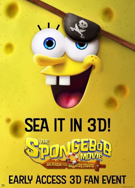 THE SPONGEBOB MOVIE: EARLY ACCESS 3D FAN EVENT poster