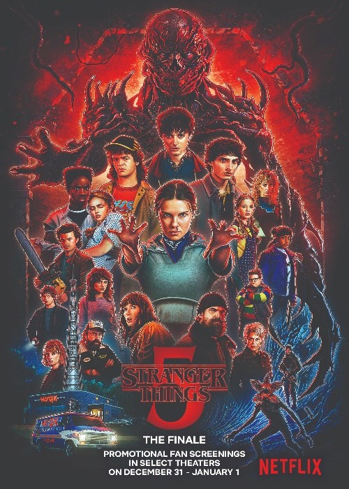 STRANGER THINGS 5: THE FINALE poster