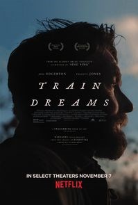 TRAIN DREAMS poster