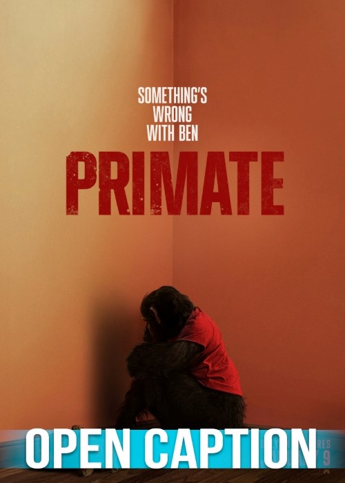 PRIMATE (OPEN CAPTION) poster