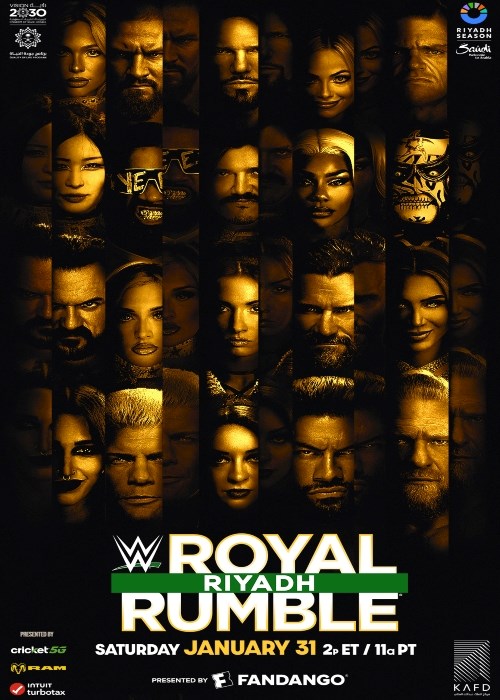 WWE ROYAL RUMBLE poster