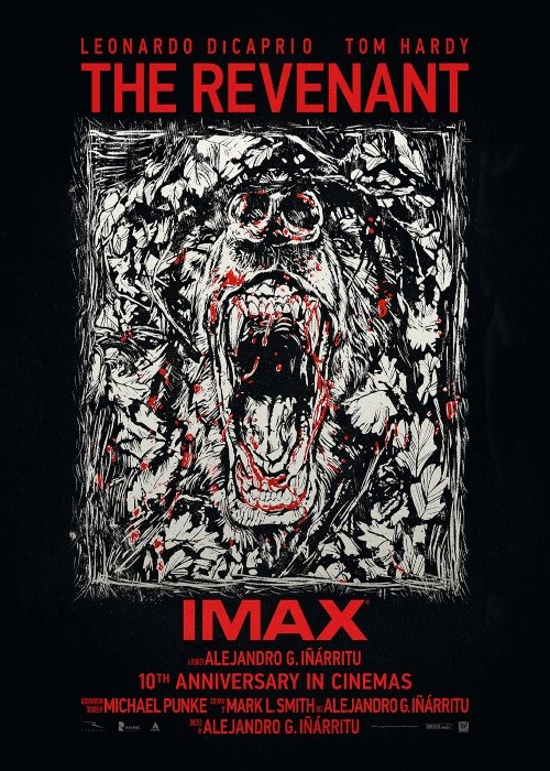 THE REVENANT 10TH ANNIVERSARY IMAX EXCLUSIVE poster
