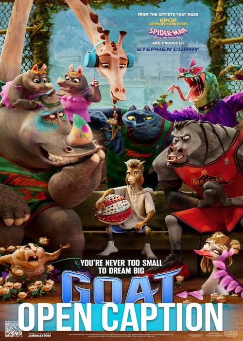 GOAT (OPEN CAPTION) poster
